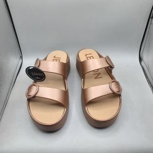 Lemon Jelly Sandals Women's 8-8.5M EU 38 Brown Bronze Gaia Platform 2